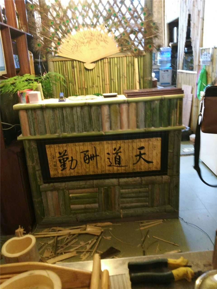 竹艺迎财柜