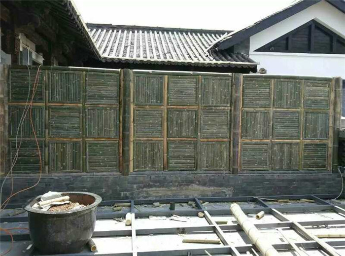 隔音竹艺墙体