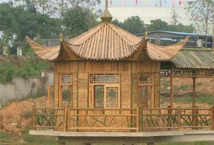 竹艺八角亭